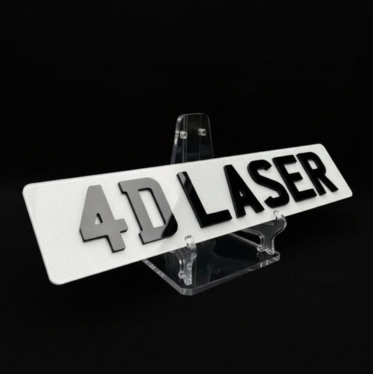 4D 3MM LASER CUT SHOW PLATE