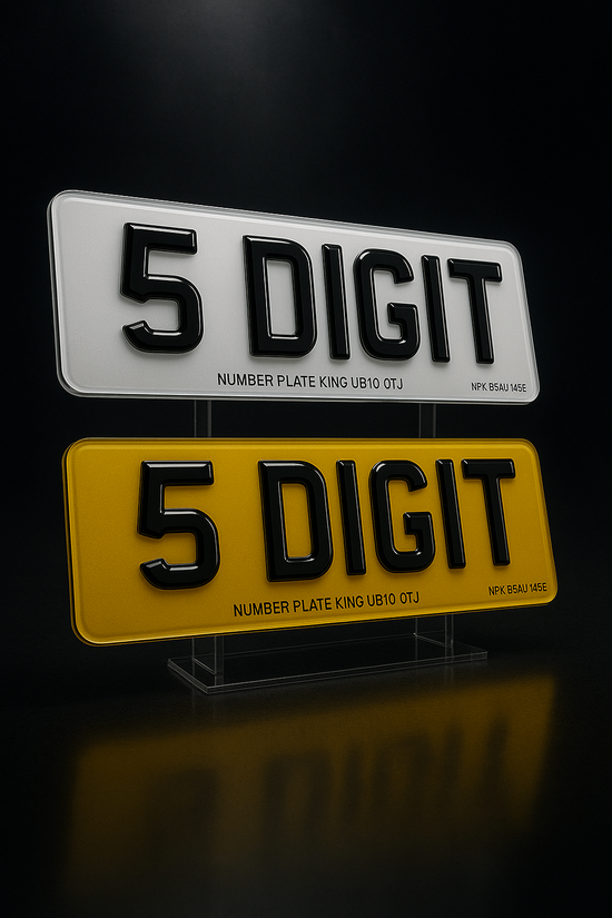 5D Number Plate
