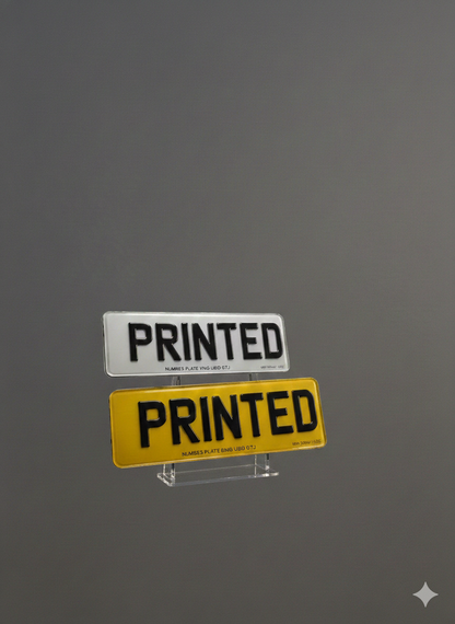 STANDARD PLATE ROAD LEGAL  520MM X 111MM