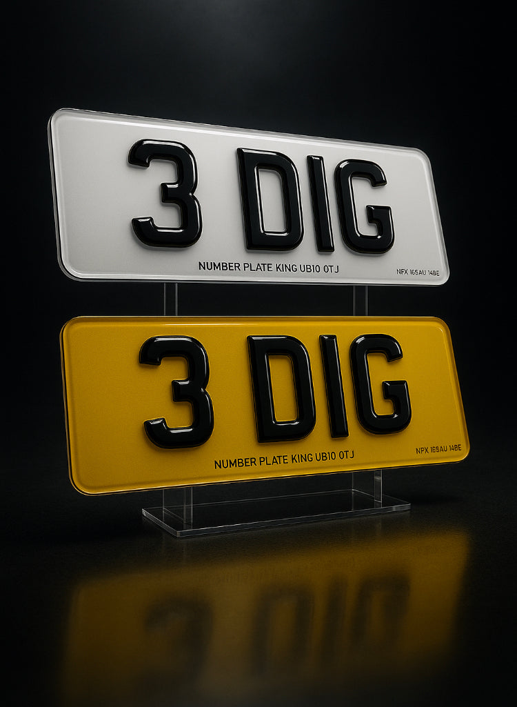 4D 3MM LASER CUT PLATE - ROAD LEGAL
